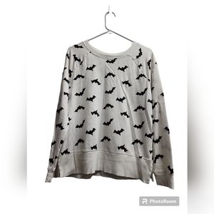 Grayson Threats bats pullover sweater, women's size L